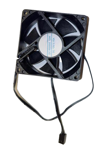 OEM 8025SE 8x8 cm Siyah Kasa Fanı - Görsel 2